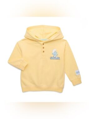 Smurfs Toddler Boys Pullover Hoodie with Front and Back Graphics - NWT - Size 2T